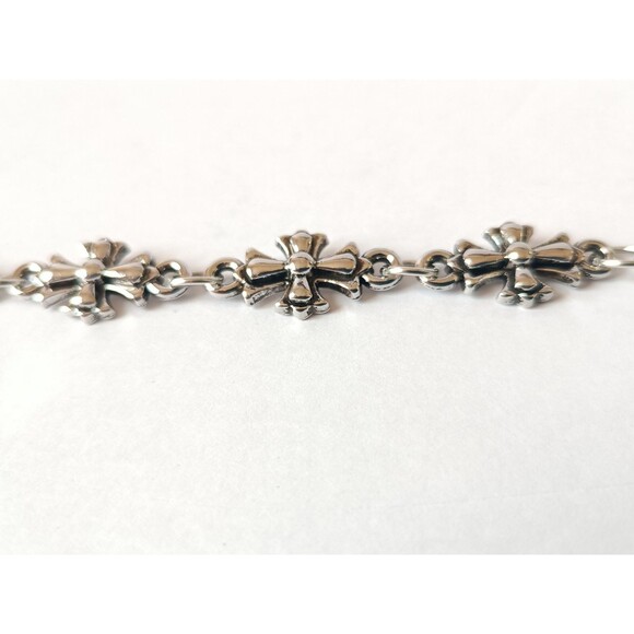 Mens Cross Bracelet Stainless Steel Punk - Picture 6 of 7